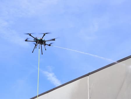 Drone Pressure Washing: The Future is Here