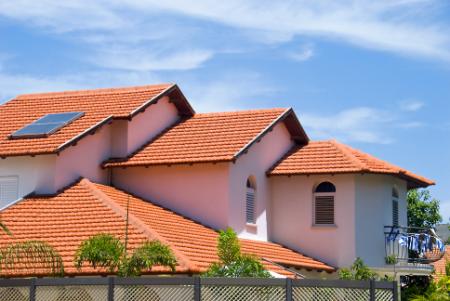 Red tile roof sealing